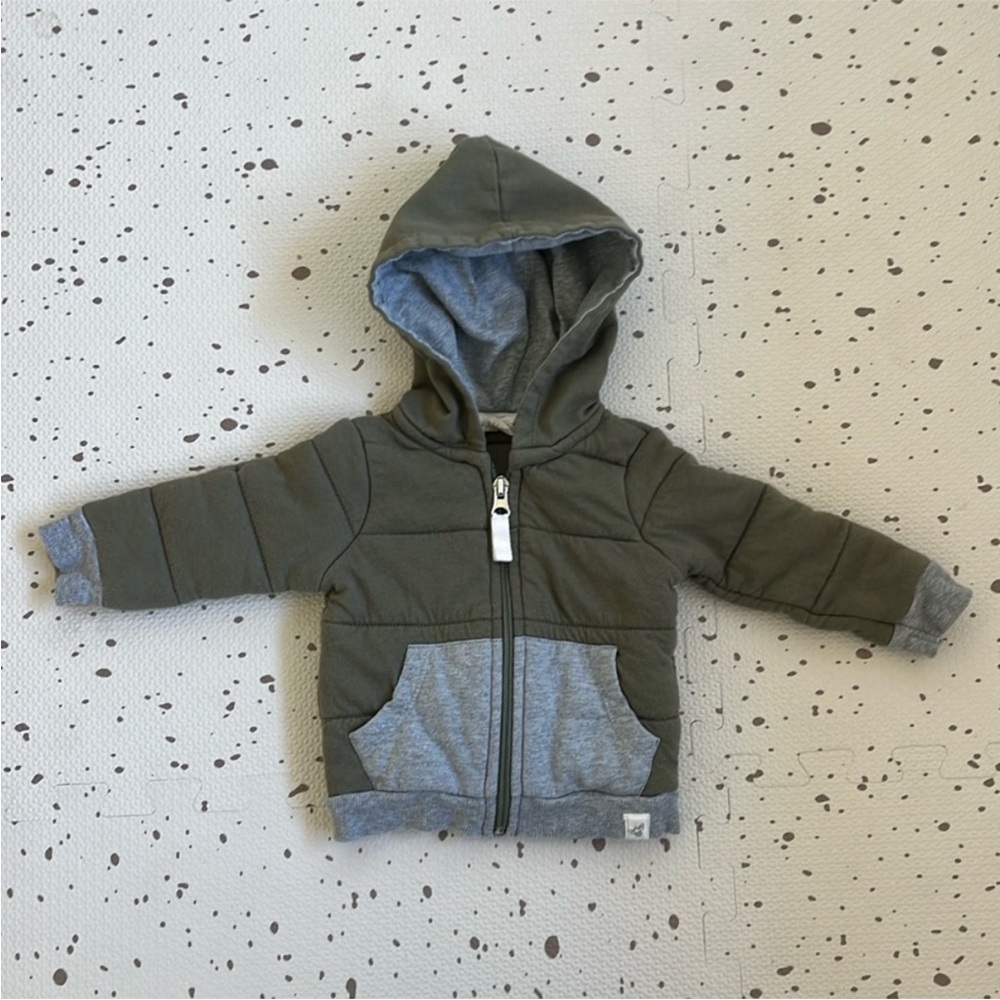 👶🏽 BURT’S BEES - GREEN AND GRAY JACKET